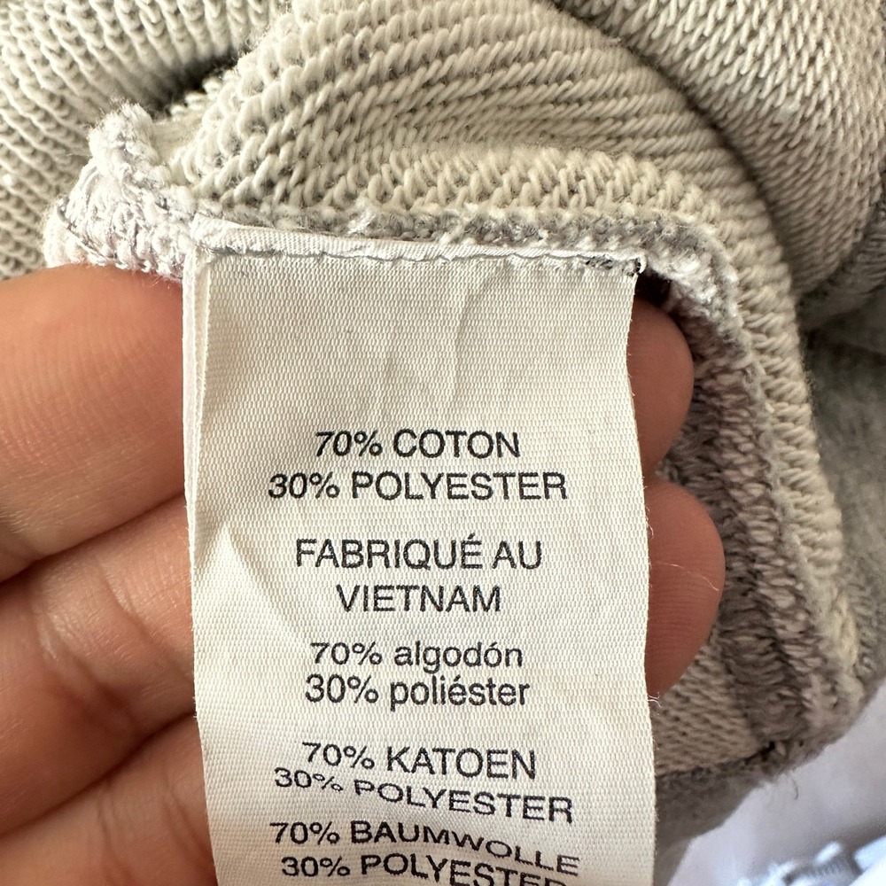 Vuori Sedona Vest Dress Light Heather Grey French Terry Sleeveless V-Neck Large - Picture 5 of 6